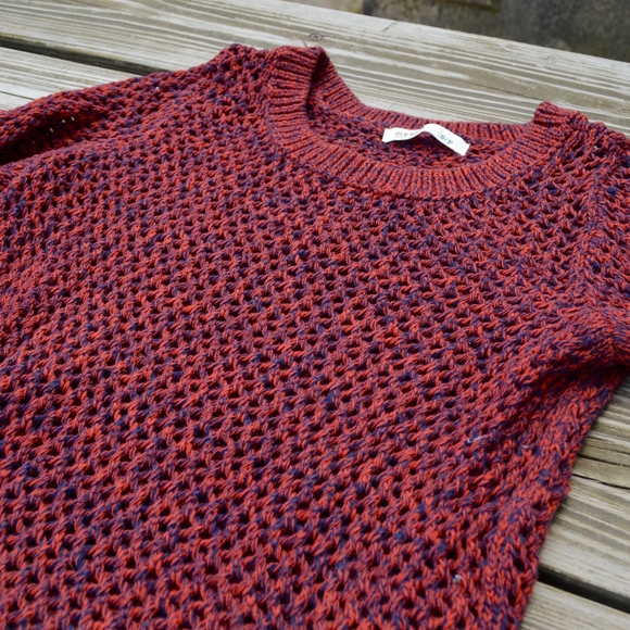 Old Navy crewneck open-knit sweater - Picture 2 of 4